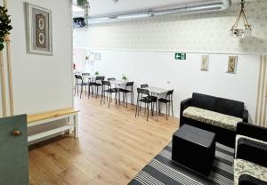 Posezení v ubytování Hostel Bretema