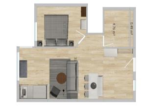 Planul etajului la Apartment on Gerlitzen near Ski Lift