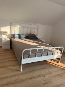 Postel nebo postele na pokoji v ubytování Apartma DUDI