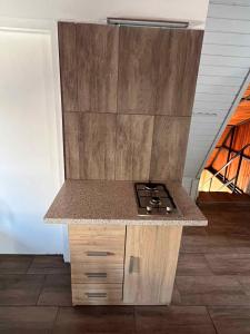 Kuchyňa alebo kuchynka v ubytovaní Apartment Siofok, Somogy 10