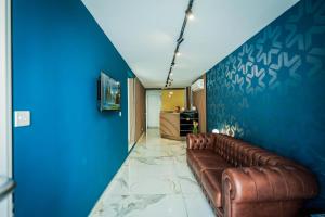 Posezení v ubytování SkyLounge Suites