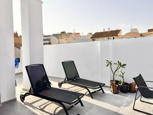 Balkón alebo terasa v ubytovaní Apartamentos Varela 14