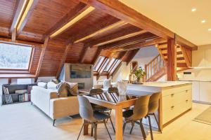 Kuchyň nebo kuchyňský kout v ubytování Luderna - Dúplex con terraza Laveja