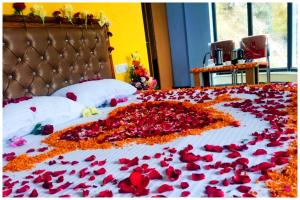 Ruang duduk di Mountain View Hotel "Divine !Hill" Near Power House Bus Station - #Offers Rooms With Free Wi-fi Facility - Restaurant & Free Parking Available - Best Location In Śhimla