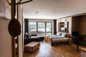 Postel nebo postele na pokoji v ubytování Steibis Nest für Paare