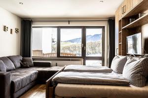 Posezení v ubytování Steibis Nest für Paare