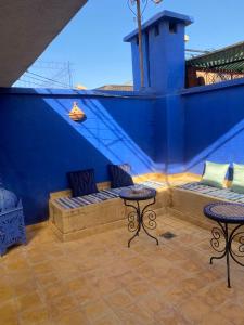 Istumisnurk majutusasutuses Le Riad l'étoile beldi