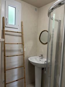 Koupelna v ubytování Propriété Malva appartement margherita