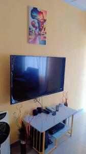TV a/nebo společenská místnost v ubytování Lgl lodge + 7 fotografií