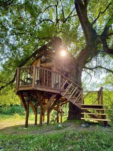 Zahrada ubytování Chateau Chapiteau