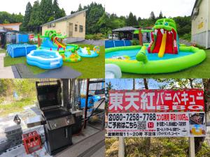 Bazén v ubytování BBQ 夏季プール マッサージチェア 舞子スノーリゾート 加賀屋旅館 南魚沼 Kagaya Ryokan 加贺屋旅馆 nebo v jeho okolí