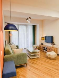 Posezení v ubytování The Soft Edge - Beliashvili