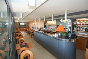Ο χώρος του lounge ή του μπαρ στο Albergo Celeste