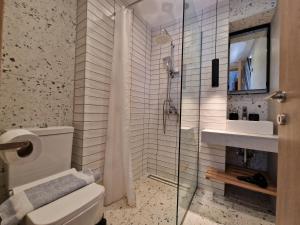 Kúpeľňa v ubytovaní Casa Matina + 37 fotografií