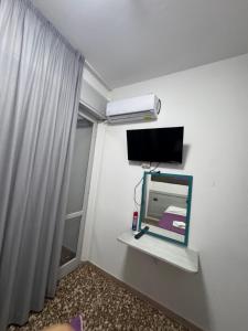 TV a/nebo společenská místnost v ubytování Hotel MDP