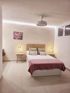 Posteľ alebo postele v izbe v ubytovaní family apartment near of beach