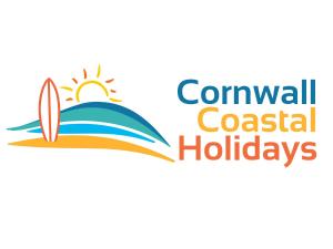 a surfboard on the beach with the words powerful coastal holidays at Surf's Up in Perranporth, Cornwall Coastal Holidays in Perranporth
