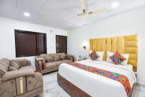 Istumisnurk majutusasutuses FabHotel Golden Key Inn Near Rajouri Garden