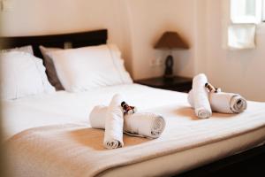 Ένα ή περισσότερα κρεβάτια σε δωμάτιο στο Horizon Nest Mykonos Ornos! +71 φωτογραφίες