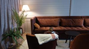 Ruang duduk di Home Hotel Fregatten
