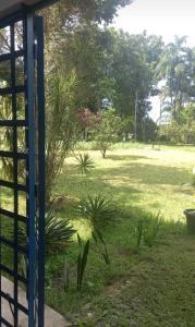 vistas al jardín desde el porche de una casa en Cop30 -Sítio família, en Belém 3 fotos más