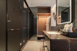 Dapur atau dapur kecil di 中濠国际酒店重庆华南城店