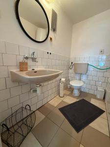 Koupelna v ubytování ApartmanZ