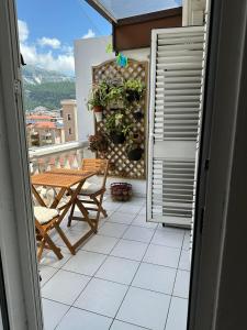 Balkón nebo terasa v ubytování Apartman Mimi