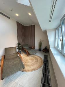 Posezení v ubytování Hotel Suitess