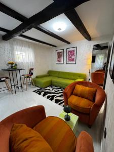 Posezení v ubytování Studio apartman Boogie