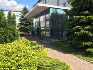 Vonkajšia záhrada v ubytovaní Hotel Remy
