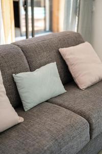 Χώρος καθιστικού στο Cabane 19