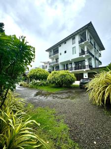 A garden outside K Beach Resort