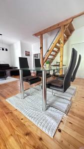 Posezení v ubytování Apartment Barbin