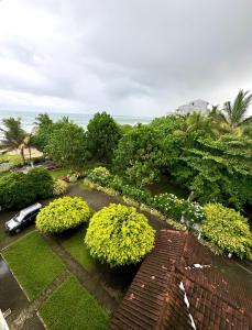 A garden outside K Beach Resort