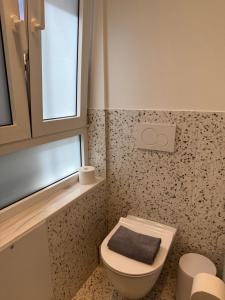 Koupelna v ubytování Hermes Central Suite