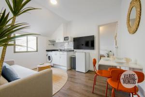 Kuchyň nebo kuchyňský kout v ubytování Altura en Madrid para 3, Carretas 25 + 14 fotografií