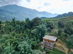 Phong cảnh thiên nhiên gần nhà gỗ