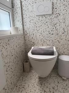 Koupelna v ubytování Hermes Central Suite