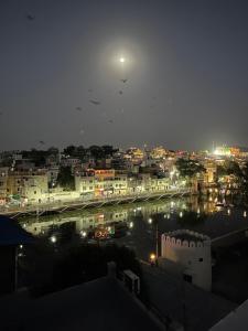 乌代浦景观或在旅舍看到的城市景观