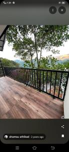 Balkón nebo terasa v ubytování bynza paradise resort zen villa