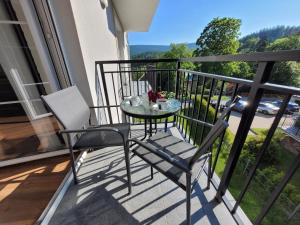 Balkón alebo terasa v ubytovaní Apartament Juzo Villa Mountain View