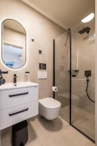 Ένα μπάνιο στο Guesthouse Rooms Split