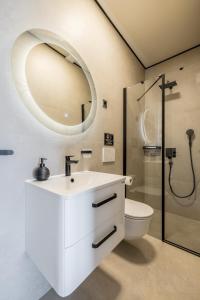 Ένα μπάνιο στο Guesthouse Rooms Split