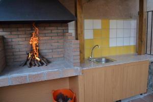 Una cocina o zona de cocina en Casa Dobón