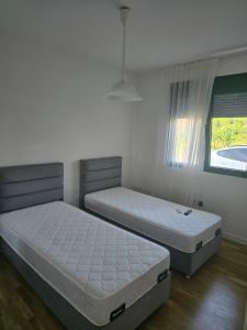 Postel nebo postele na pokoji v ubytování Lux apartment