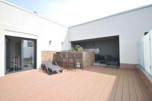 Balkoni atau teres di Perła Mórz Apartament 75