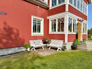 Zahrada ubytování Sörbygården Bed & Breakfast