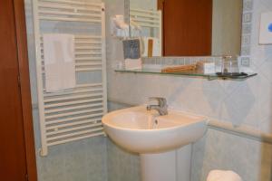 Koupelna v ubytování Hotel Polsa
