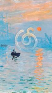 a painting of a boat in the water at jinjin in Nairobi